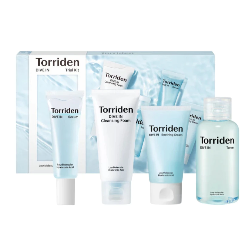 現 貨丨Torriden Dive In Trial Kit 分子透明質酸保濕護膚旅行套裝