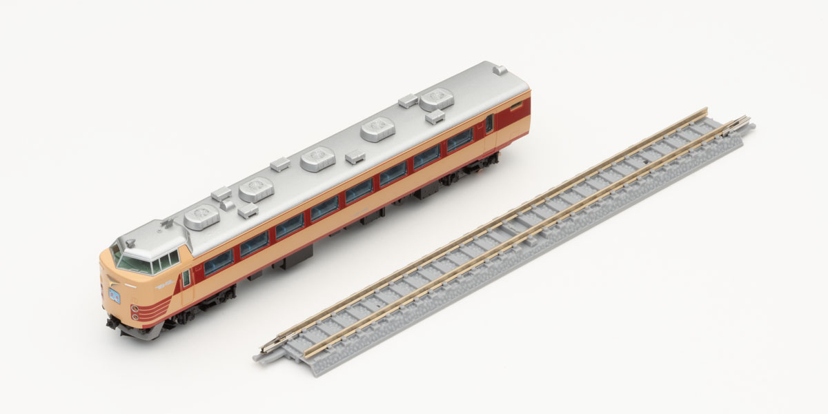 Tomix FM-025 N規國鐵485系特急電車(雷鳥).先頭車博物館. 無動力