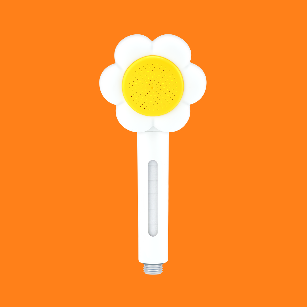 Wiggle Wiggle Blooming Filter Shower - WHITE