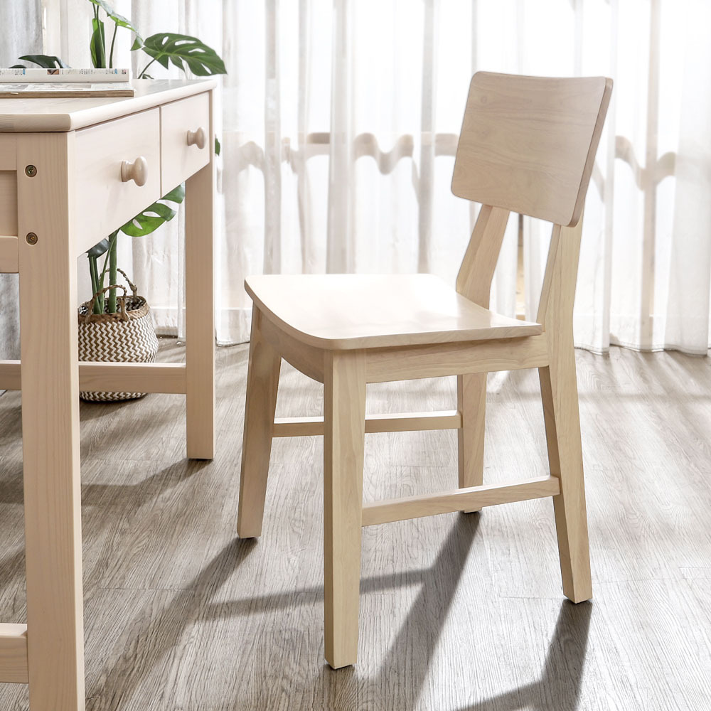 森林家具 雷爾實木餐椅/單椅(兩色可選)