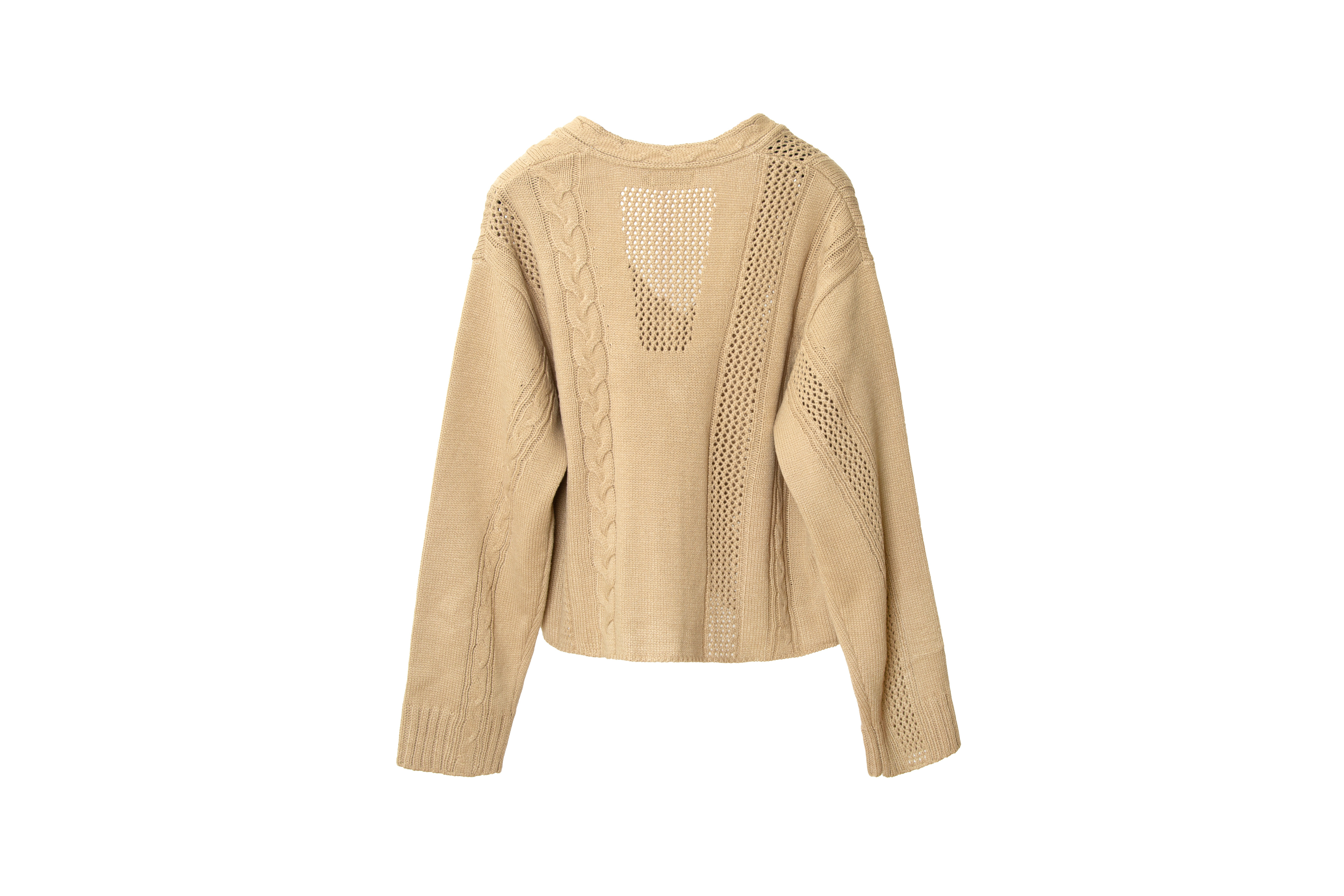 REMIX "Fregmented blooM Cardigan" (Khaki)