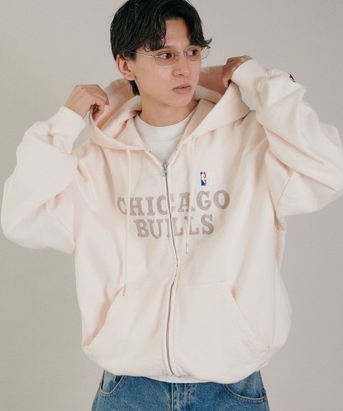 【現貨】<限量大下殺>Perushu x NBA 聯名 重量級 復古 雙拉鍊 標誌 刺繡運動衫 連帽外套