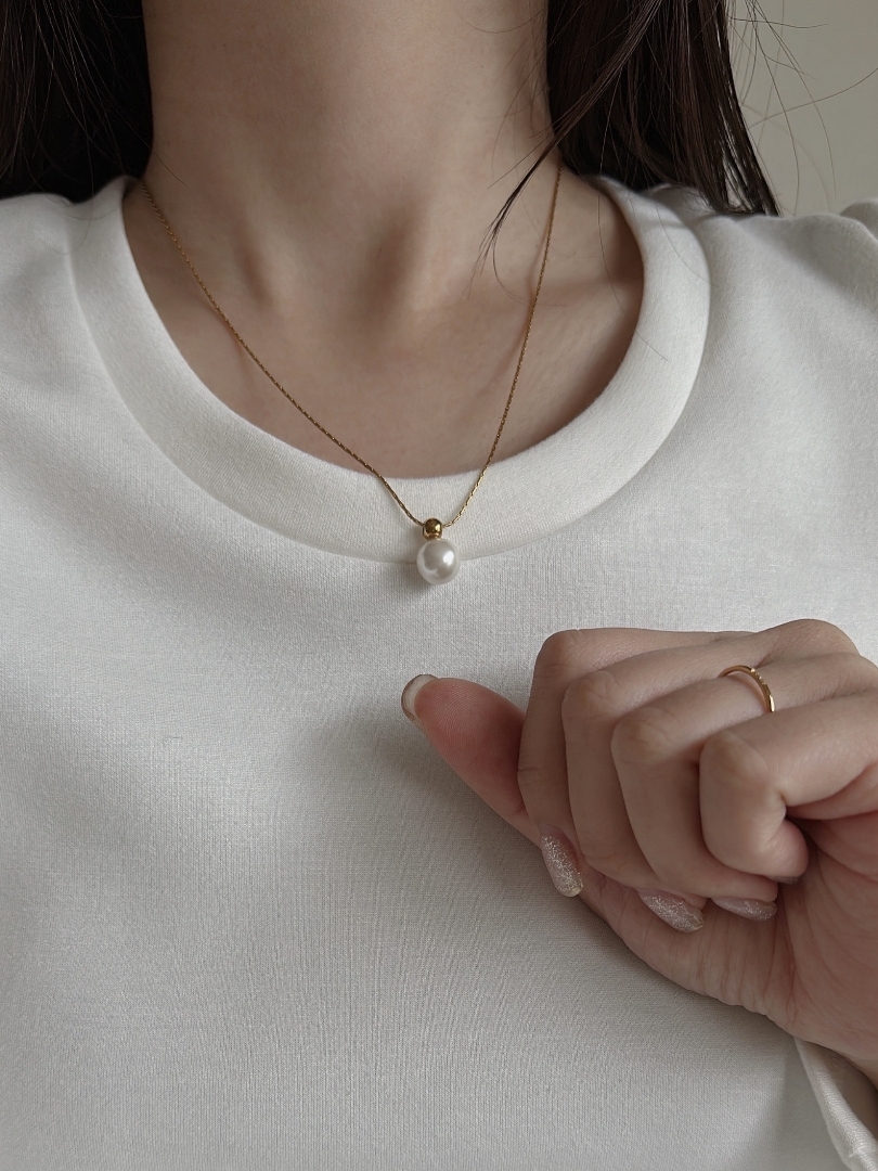 SS eternal pearl necklace