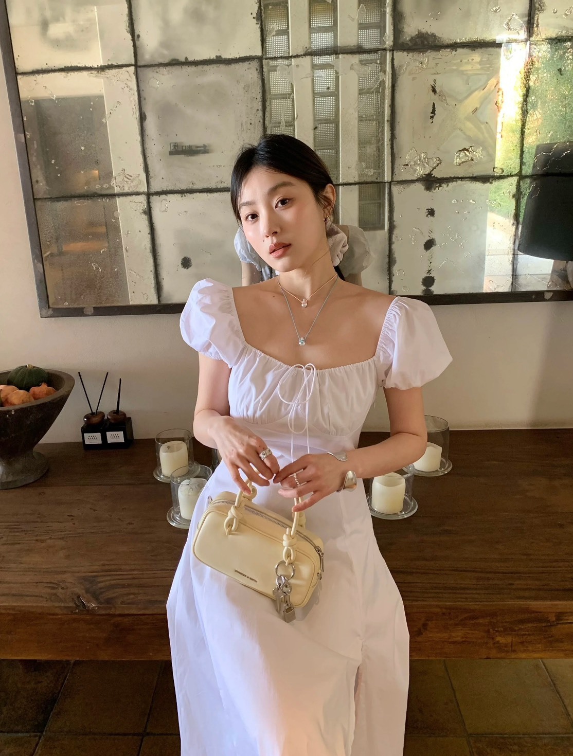 iSNEAKERS | CHARLES&KEITH 小ck 奶油馬卡龍色系 波士頓包 方形手提包 側背包 四色