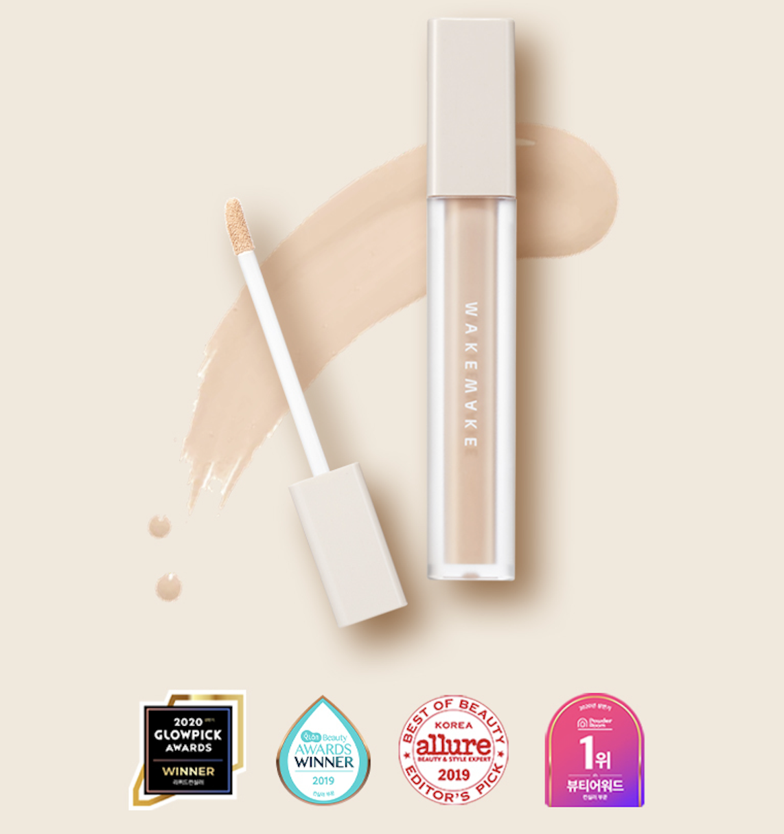 Wakemake 持久度高遮瑕液 SPF30 PA++【6款色號】