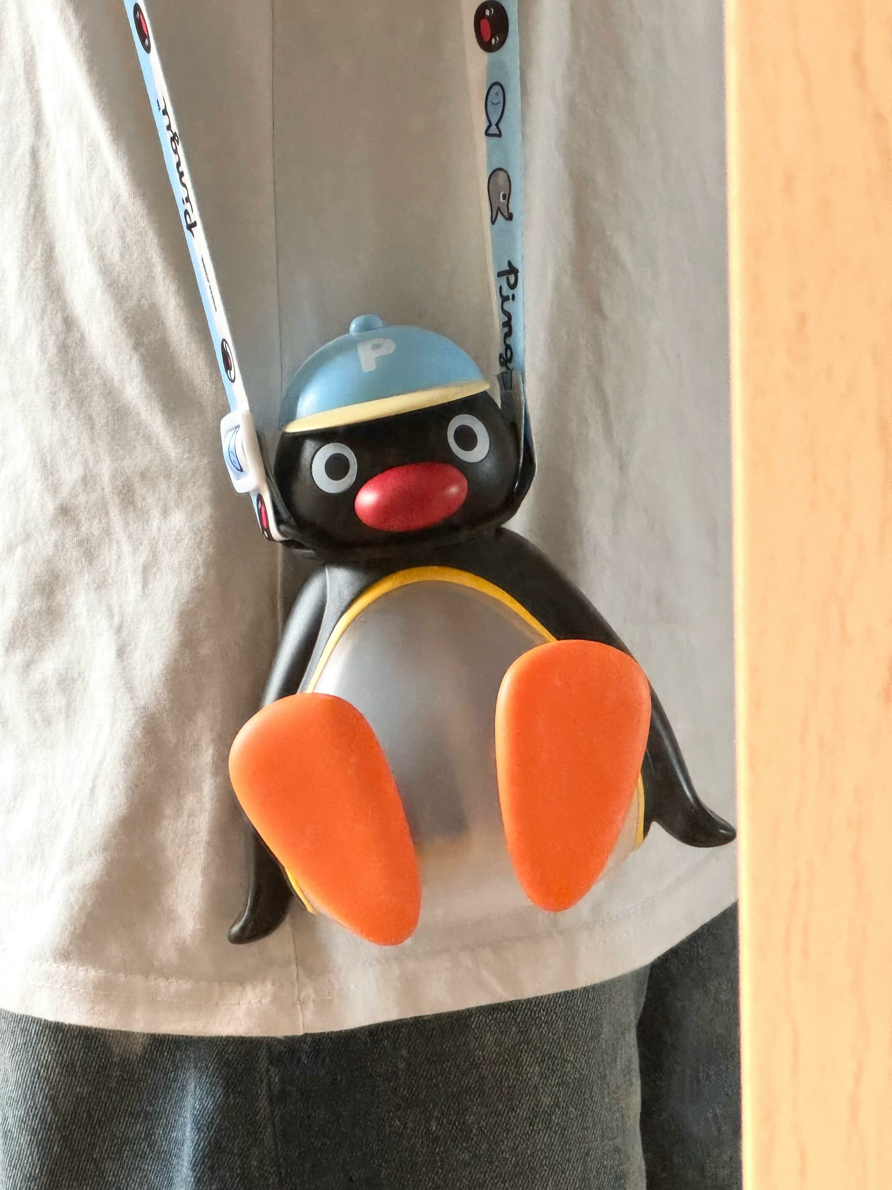 PINGU 企鵝家族 正版授權 夏日冷水壺 水杯 側背 吸管杯 實用小物 500ml (任買兩件711免運)/預購