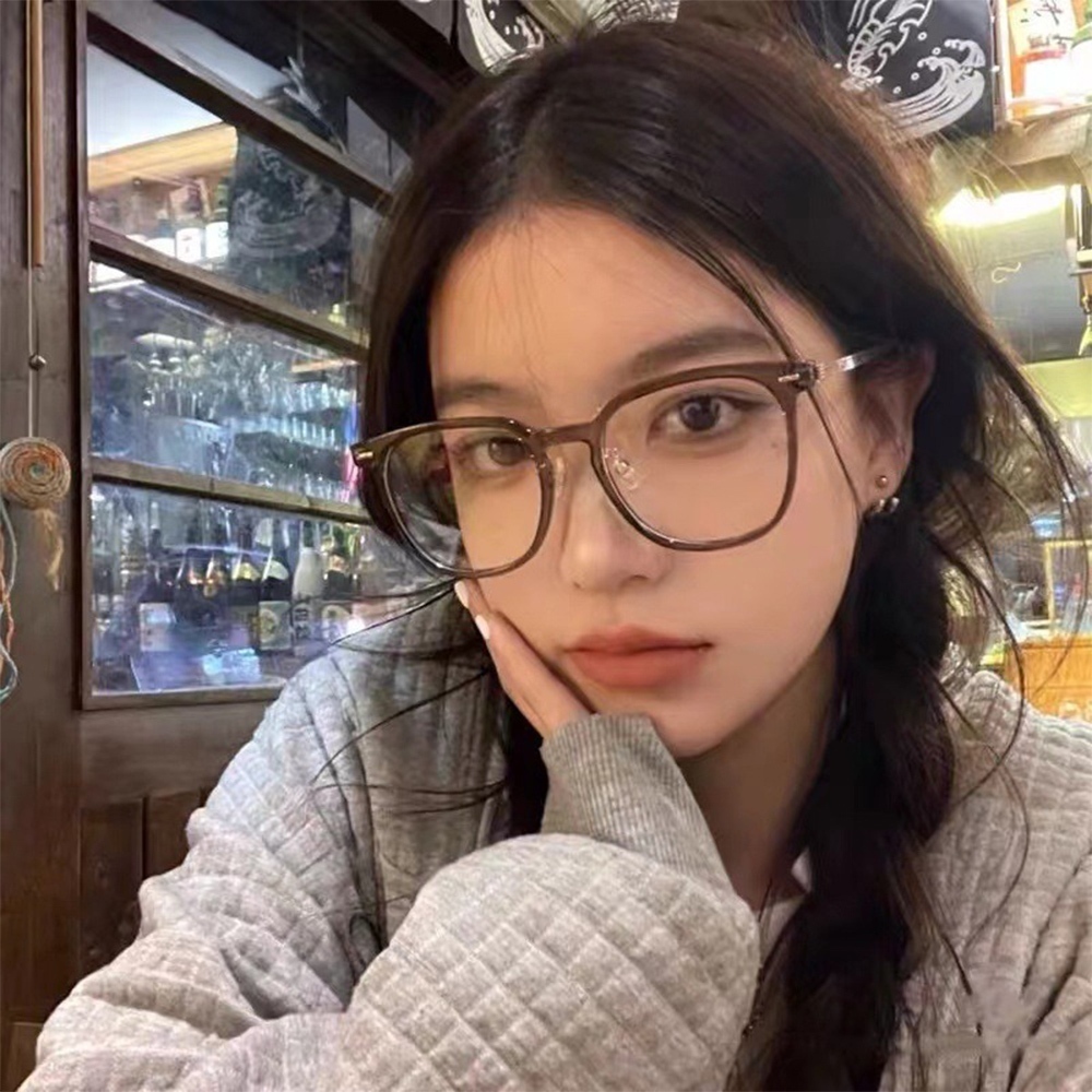 方框眼鏡 眼鏡 大框眼鏡 豹紋眼鏡 眼鏡架 眼鏡框 無度數眼鏡 素顏眼鏡 小臉神器 女生眼鏡 穿搭小物 超輕 百搭055