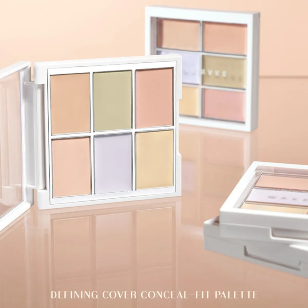 Wakemake 輕透無瑕遮瑕修容盤【2款色號】