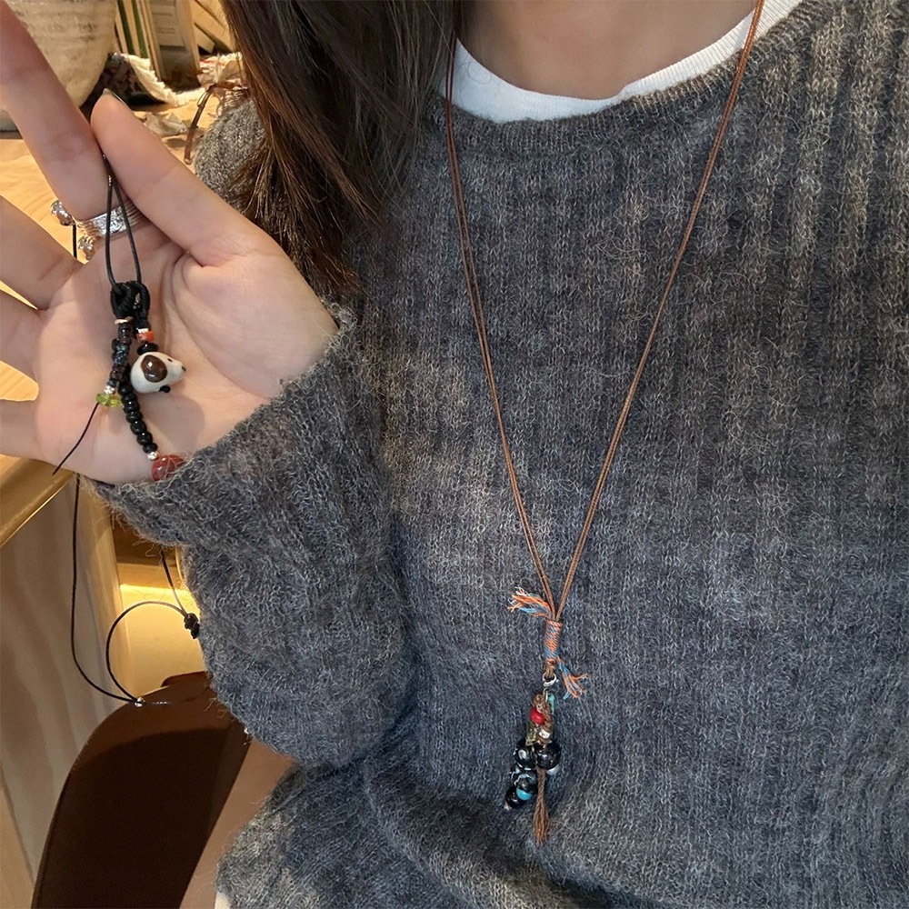 頸鍊 情侶項鍊 鎖骨鍊 閨蜜項鍊 長項鍊 對鍊 女生項鍊 項鍊女 可愛項鍊 飾品 百搭 小狗 小貓 項鍊 禮物 047