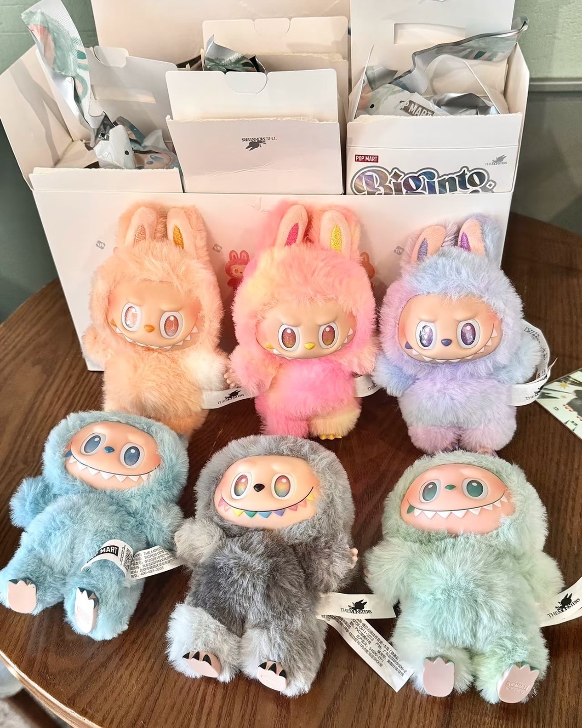 【正規品】POPMART LABUBU ラブブ前方高能系列 3.0 Labubu 3.0 前方高能搪膠毛絨盲盒POPMART 泡泡瑪特