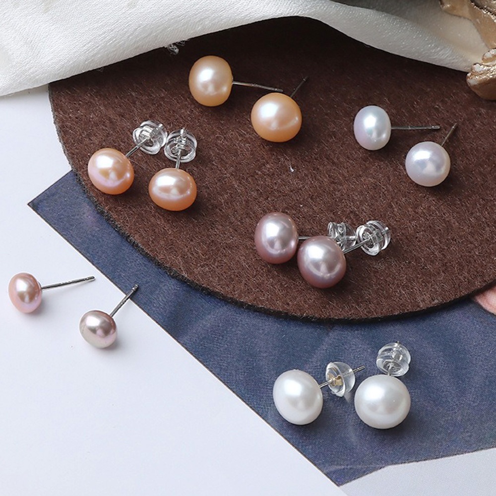 珍珠耳釘 S925純銀 純銀耳環 夾式耳環 氣質耳環 女生耳還 耳環男 耳環夾式 耳夾 耳環 珍珠耳環 禮物 007