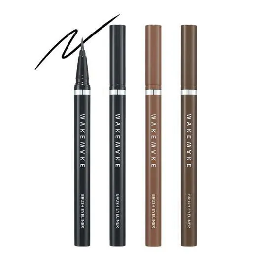 Wakemake 新版24小時防水防油持久眼線液筆【3款色號】