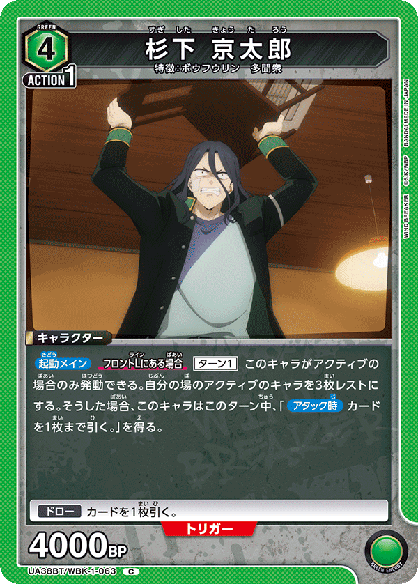 UA38BT/WBK-1-063 杉下 京太郎