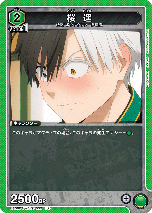 UA38BT/WBK-1-053 桜 遥