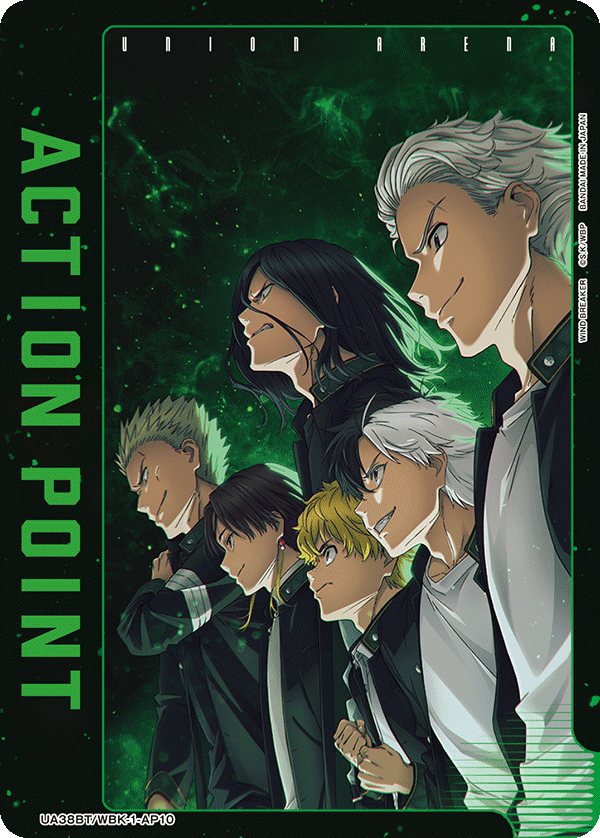 UA38BT/WBK-1-AP10 アクションポイントカード(WIND BREAKER)