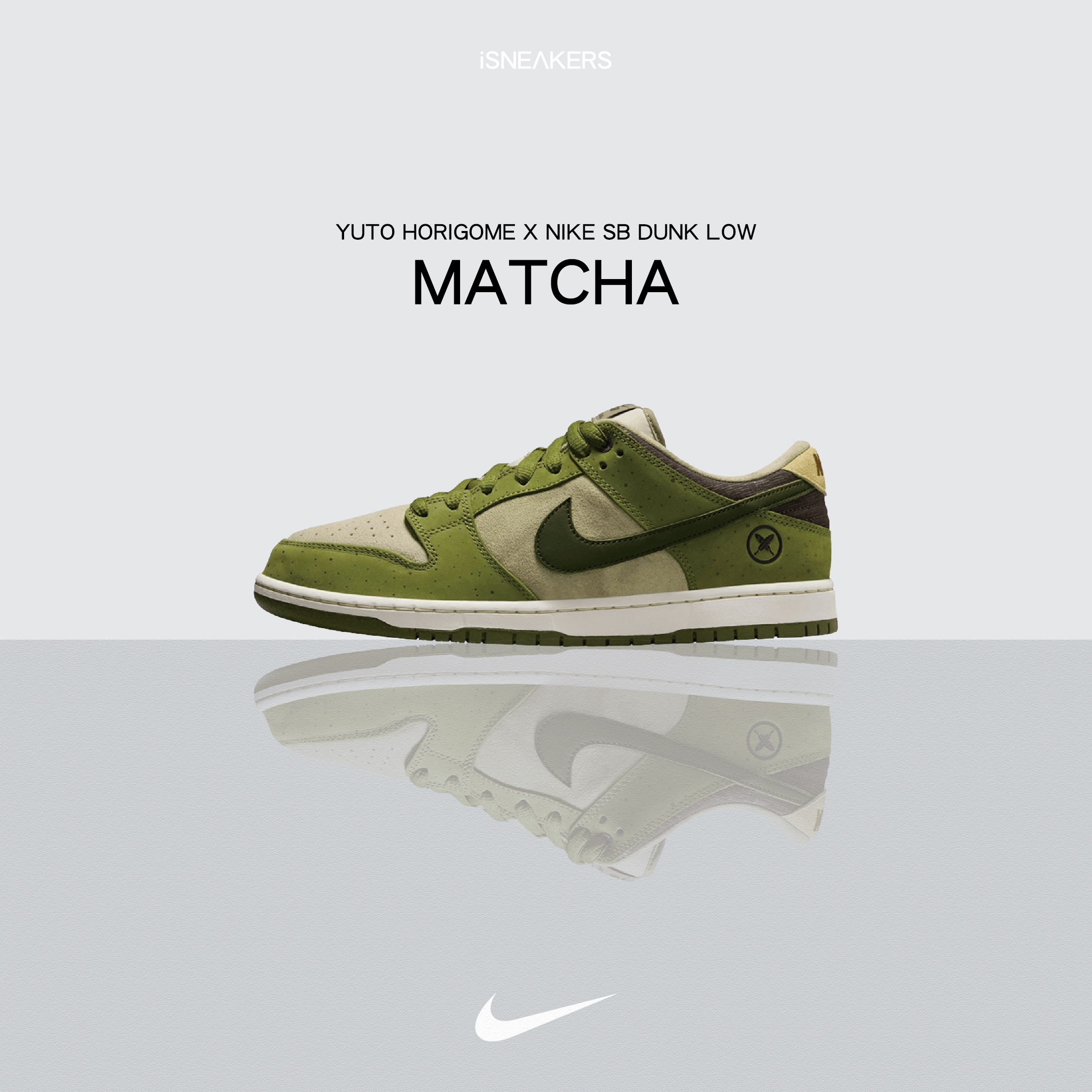 iSNEAKERS｜Yuto Horigome x Nike SB Dunk Low "Matcha" 抹茶綠 HF8022-300