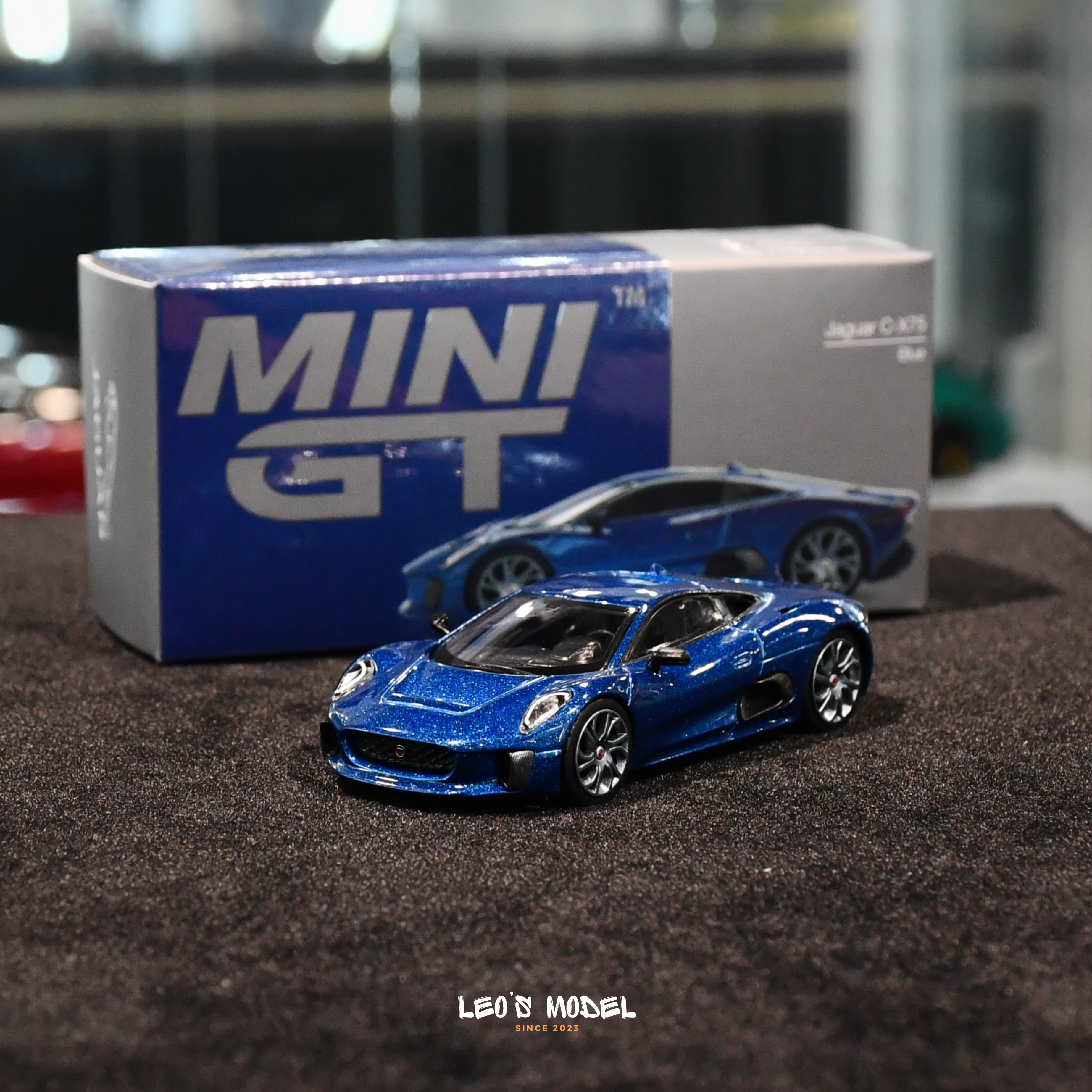 MINI GT 884 Jaguar C-X75 Blue