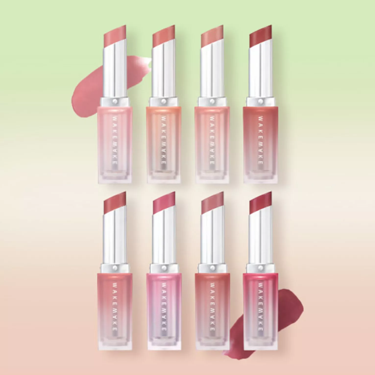 Wakemake 透明柔焦啞光唇膏【8款色號】