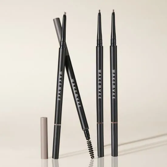 Wakemake 柔滑精緻細畫眉筆【4款色號】