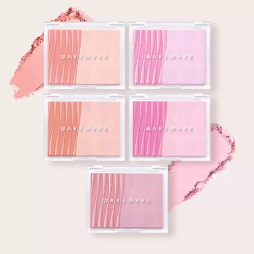 Wakemake 保濕雙色胭脂盤【2款色號】