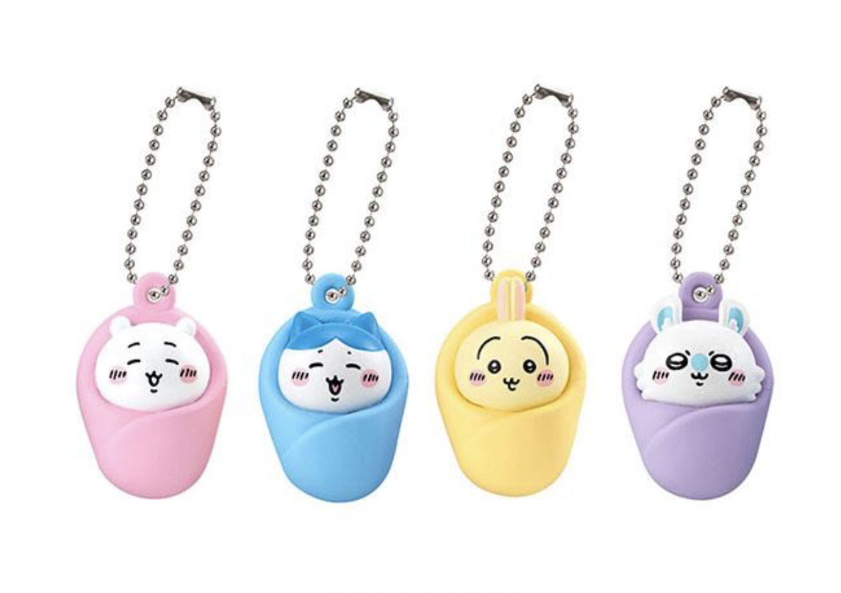 【現貨】Chiikawa 襁褓嬰兒吊飾扭蛋(全4種)