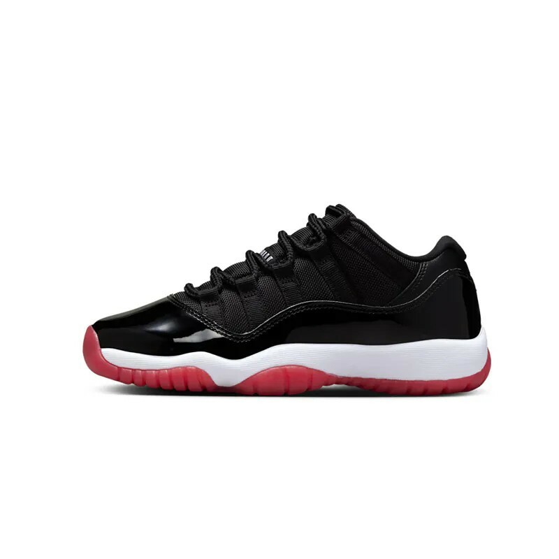 Air Jordan 11 Low Bred 2025 黑白紅 GS FV5121-006