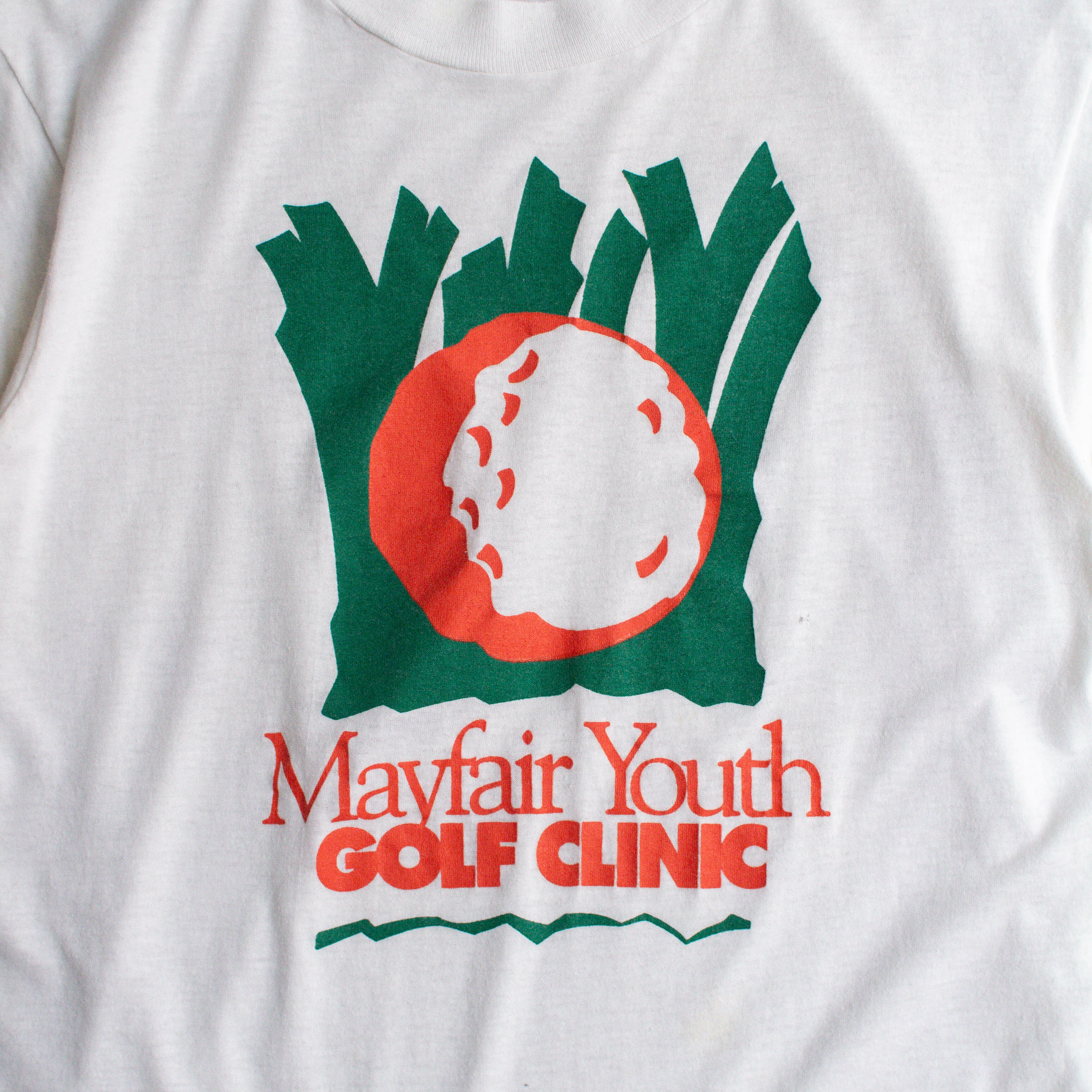 80-90S SCREEN STARS VINTAGE TEE 美國製 白色 青年 高爾夫 短袖 T恤