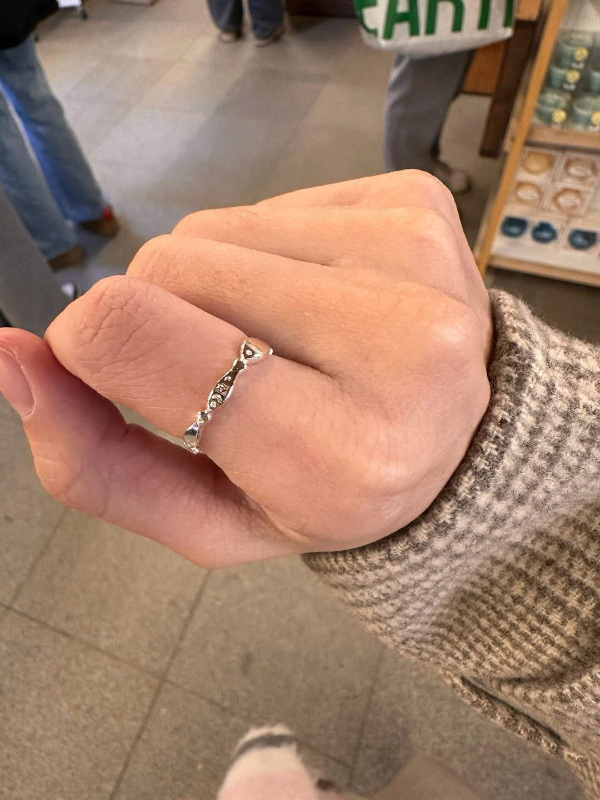 韓國🇰🇷奉恩寺 925銀小魚戒指