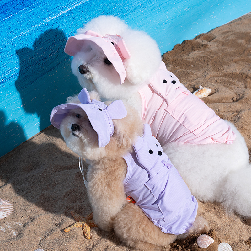 Puppy Gallery -貝爾熊涼感小圓帽(三色）