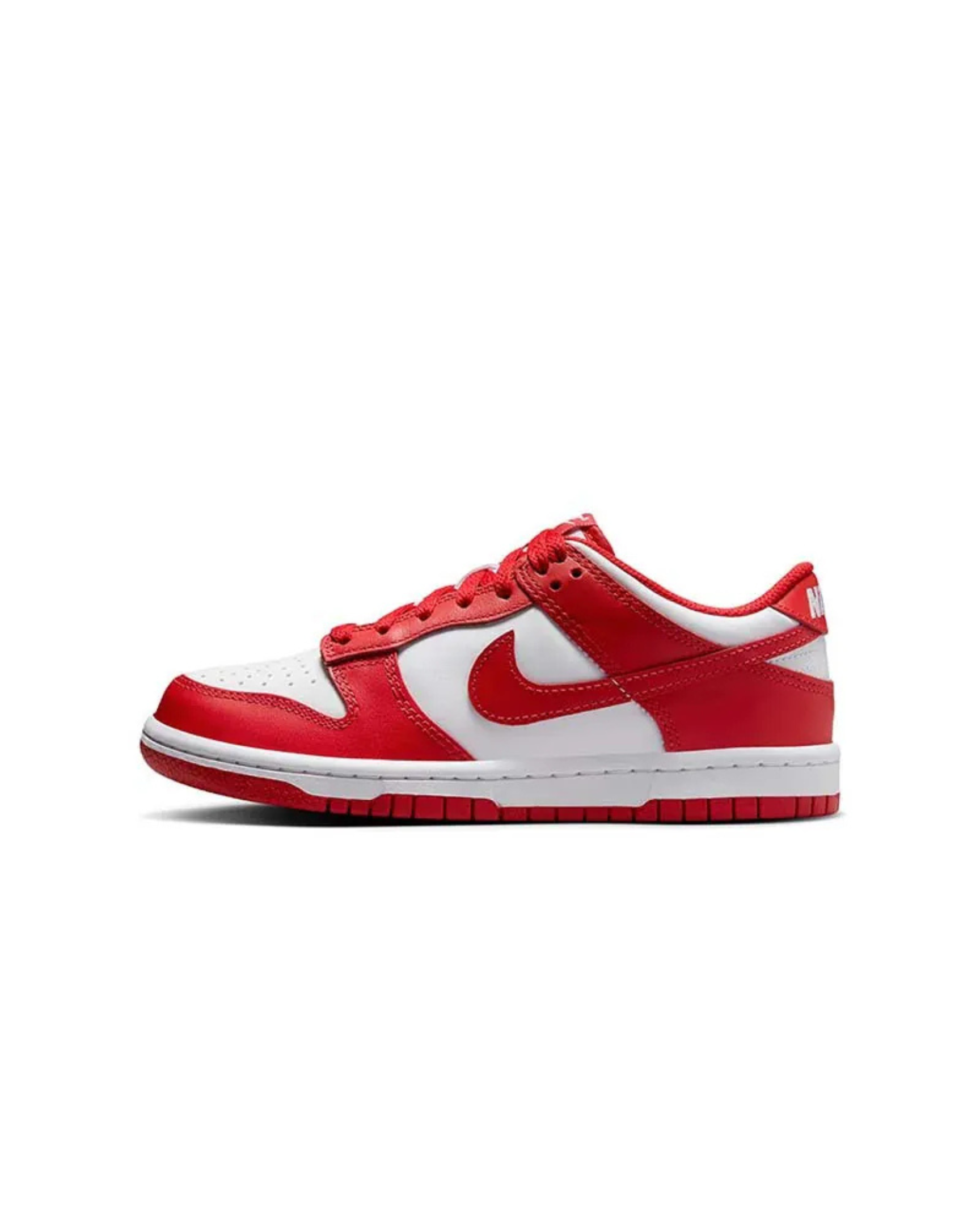Nike Dunk Low GS White University Red 紅白 女鞋 大童 FB9109-119