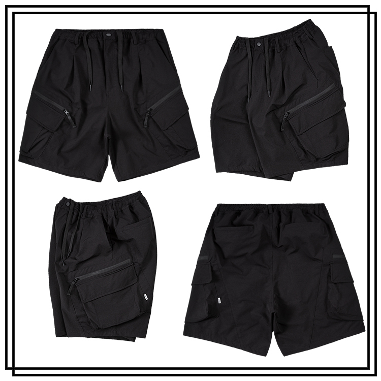 大尺碼十口袋四面彈力休閒短褲 大尺碼短褲 大尺碼工作褲 機能短褲  高磅數 BIGSPACE【加大空間】【517212】
