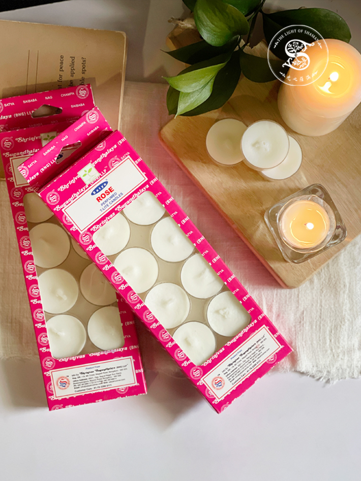 Nag Champa賽巴巴 玫瑰蠟燭 Rose Candle 蠟燭 - 光之薩滿