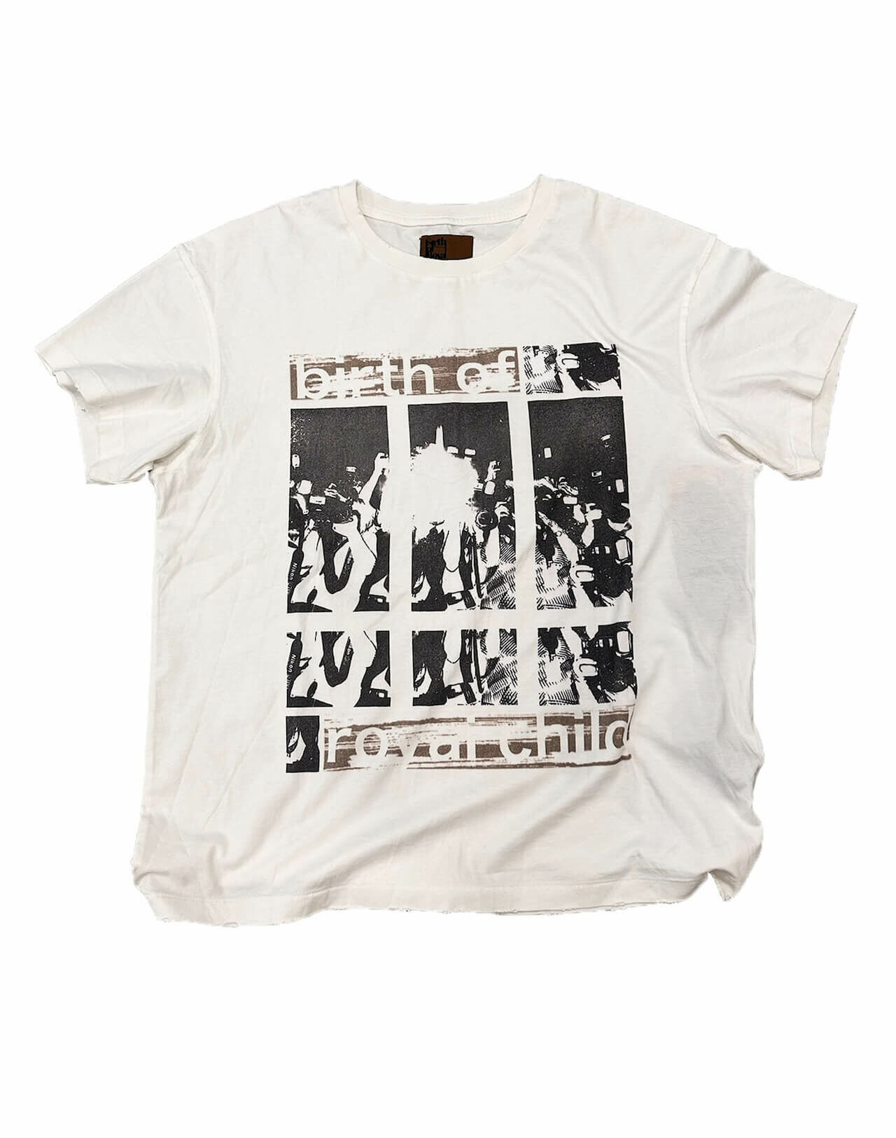 Birth Of Royal Child｜Flashlight Vintage Tee (White)