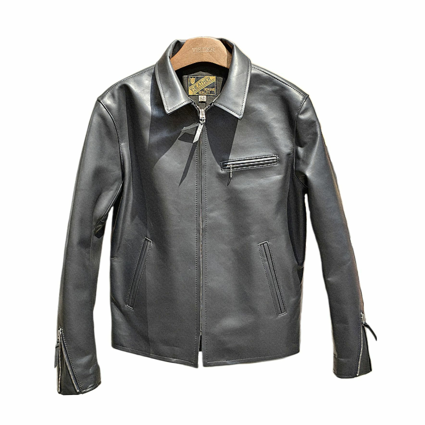 Y'2 LEATHER - PR-65 VINTAGE HORSE LIGHT SINGLE RIDERS JACKET - SP