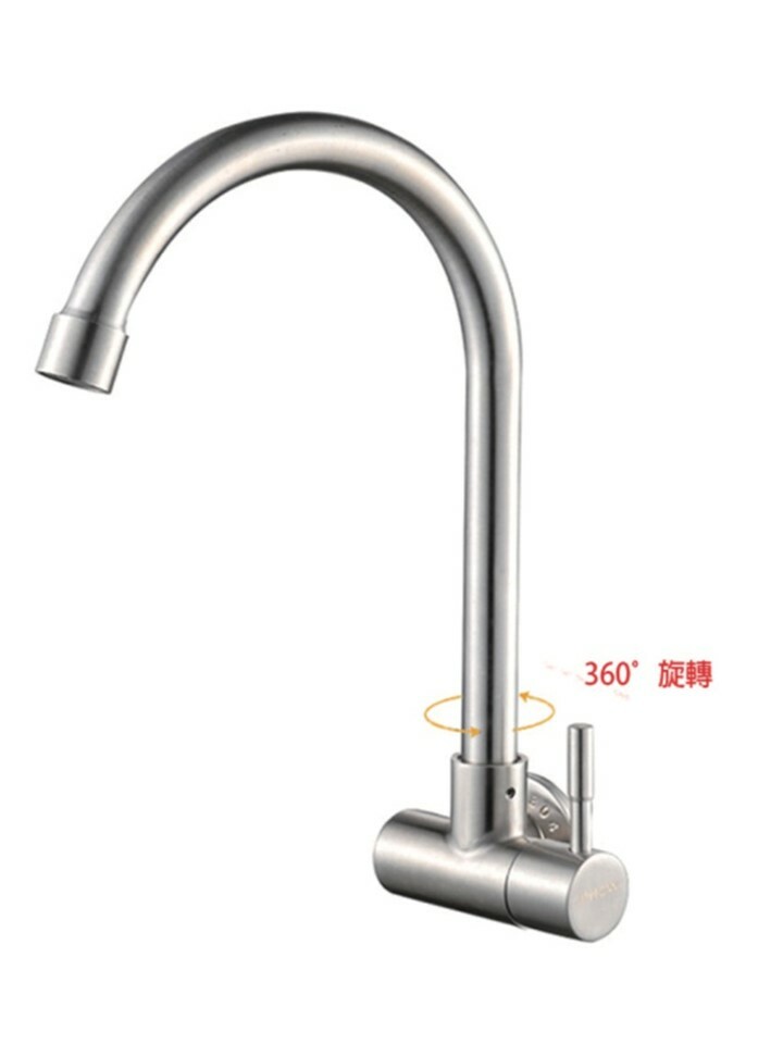 D1CW-6012不銹鋼壁式單冷龍頭