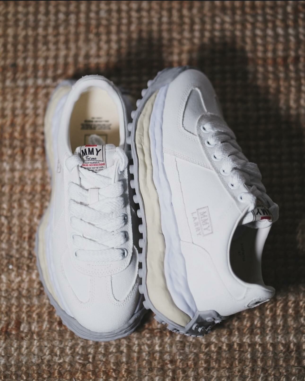 現貨|Mihara Yasuhiro LARRY OG Sole Canvas Low White A14FW704