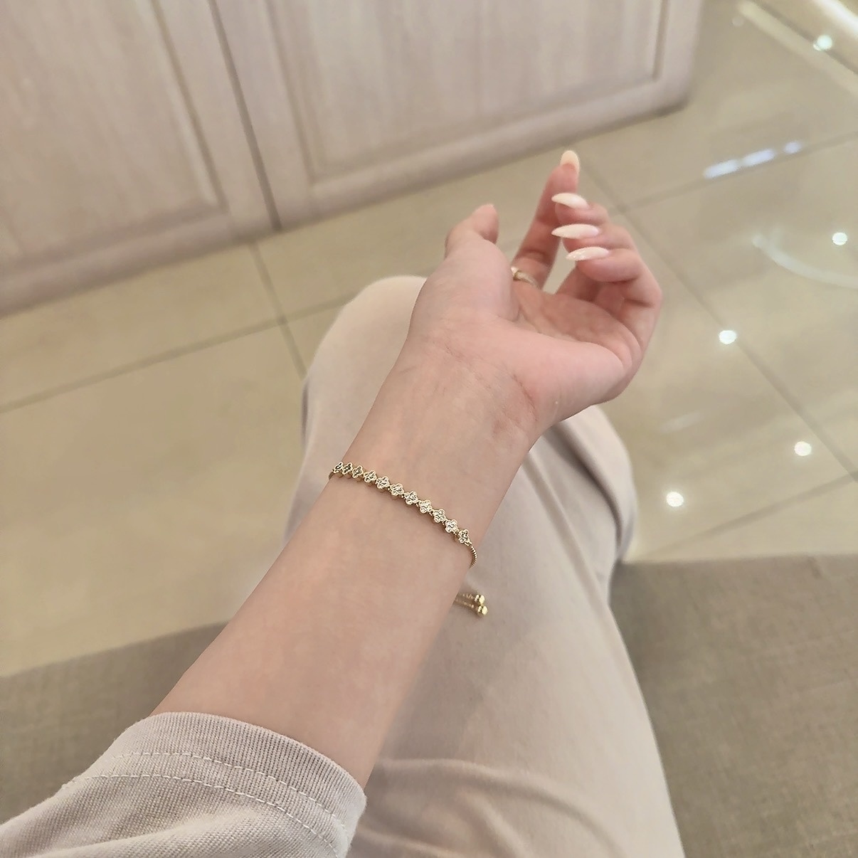 Gy mini細鑽神仙小老花”重磅活圍手鍊