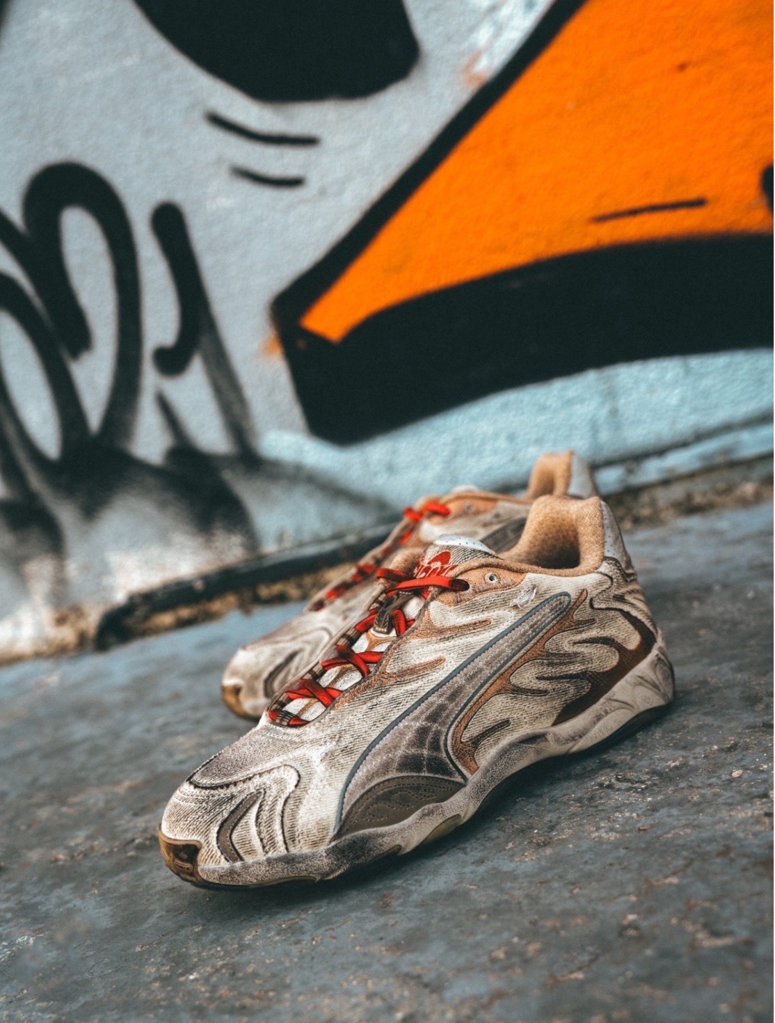 A$AP Rocky x PUMA 棕色聯名休閒鞋