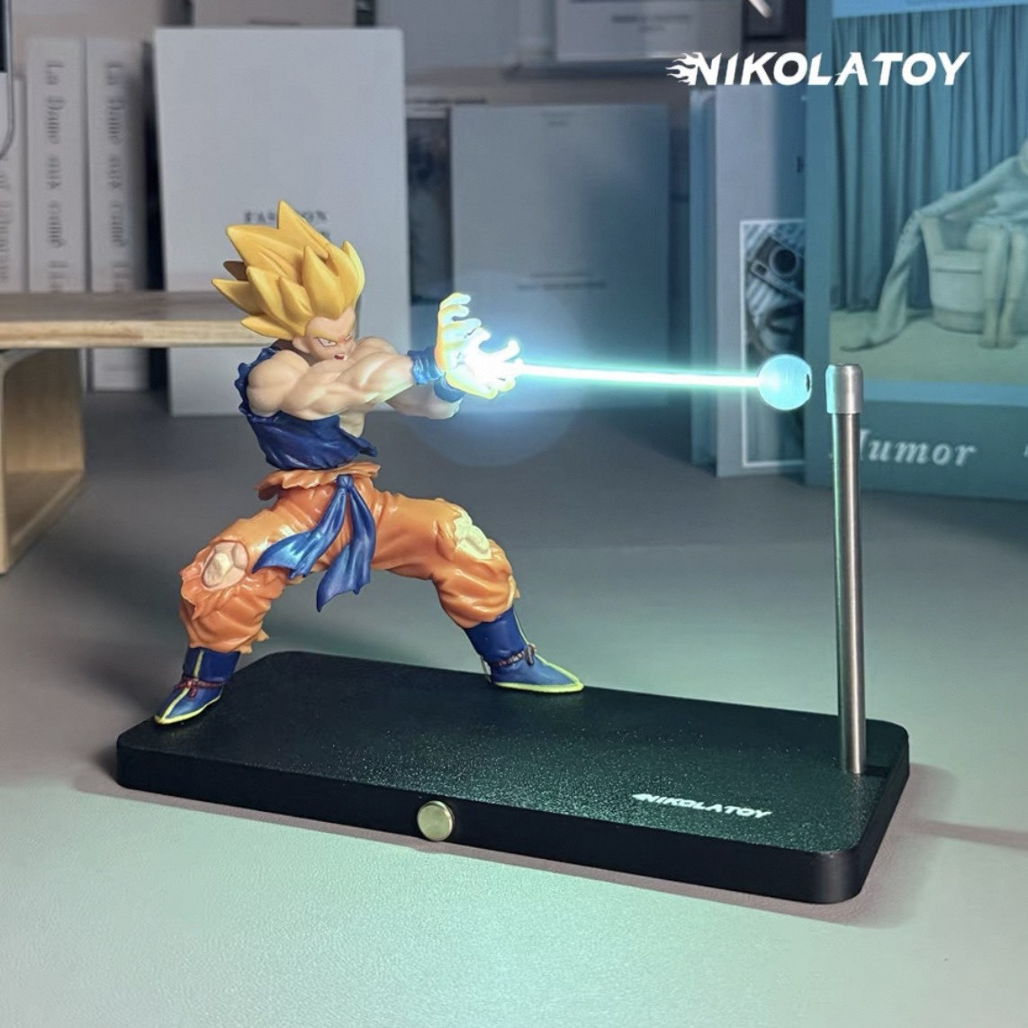 抖音同款 龜派氣功小夜燈 卡卡羅特 磁吸懸浮小夜燈