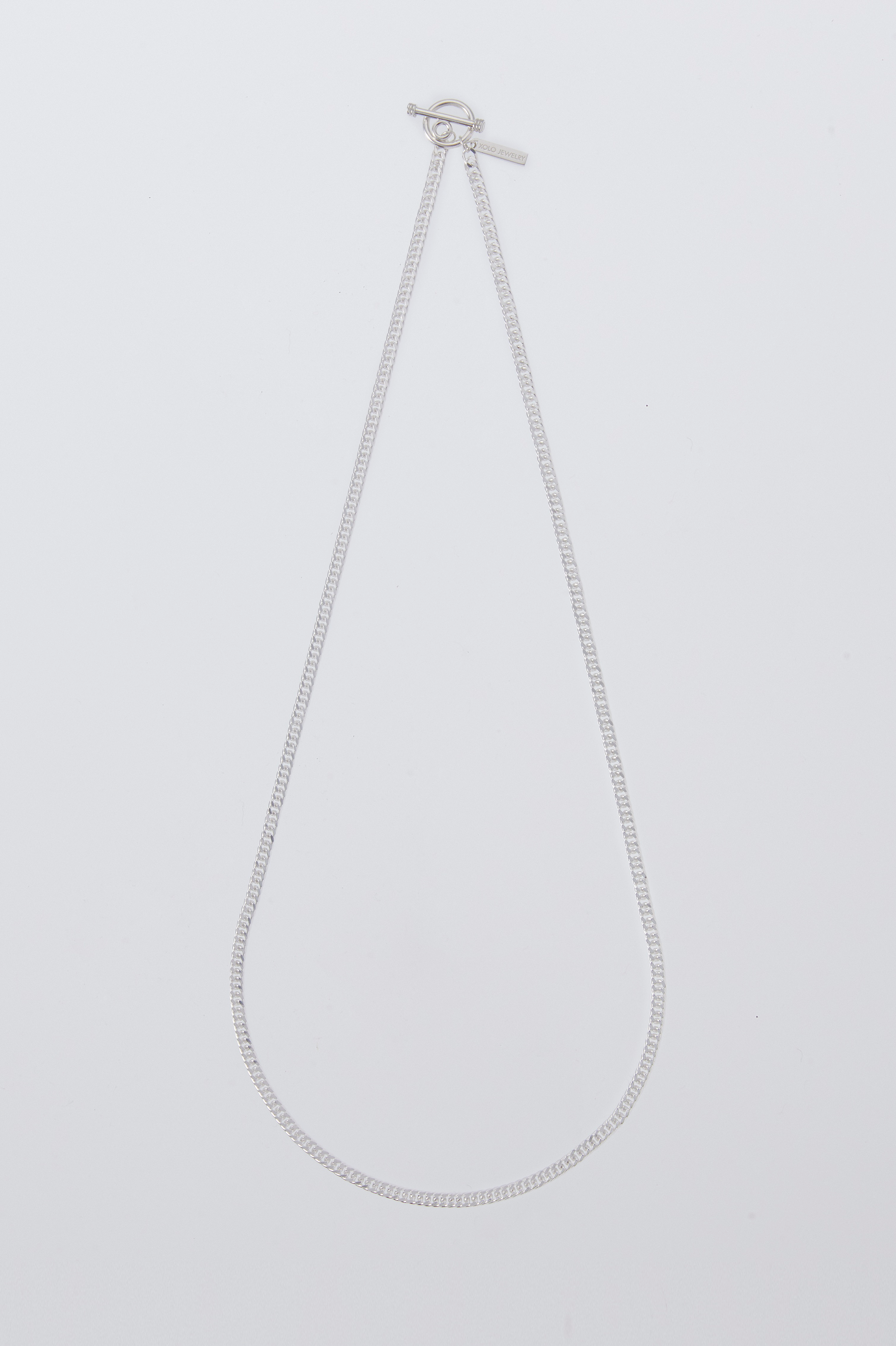 XOLO JEWELRY FLAT LINK NECKLACE - DOUBLE (2COL)