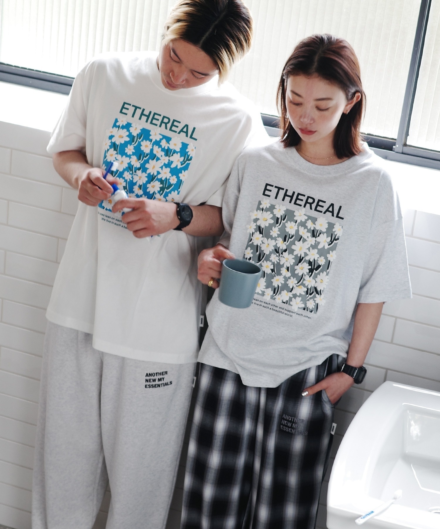 ANME / Flower Print T-shirt