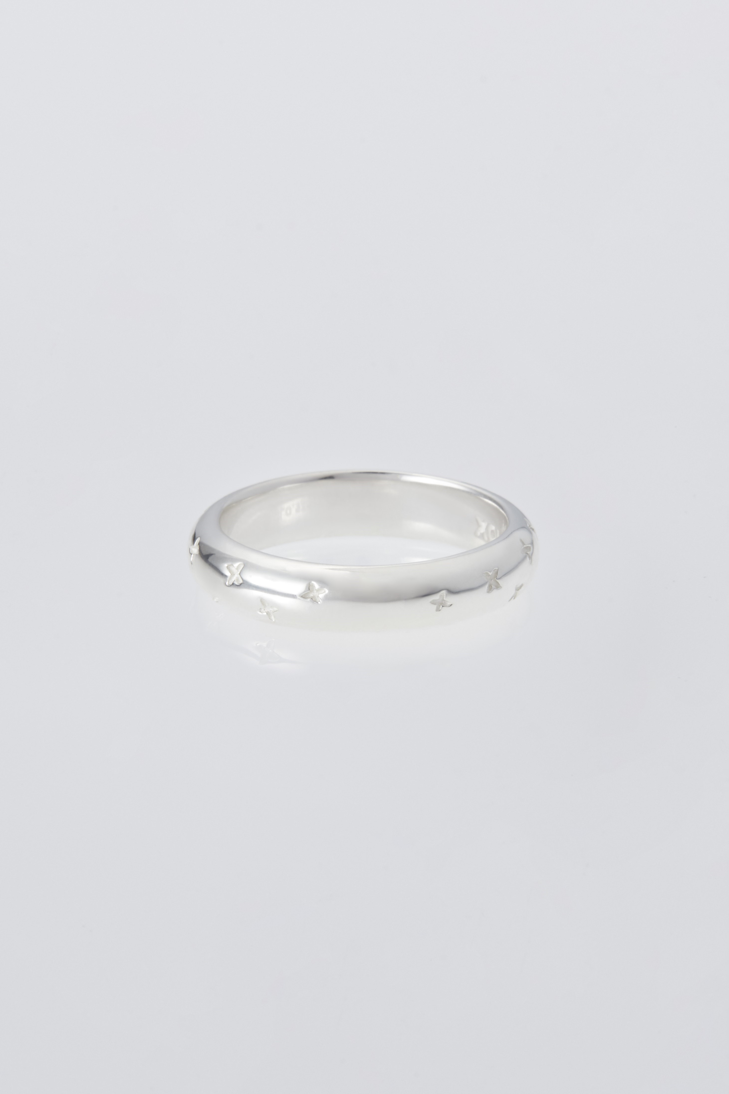 XOLO JEWELRY LETTER RING - THIN  (2COL)