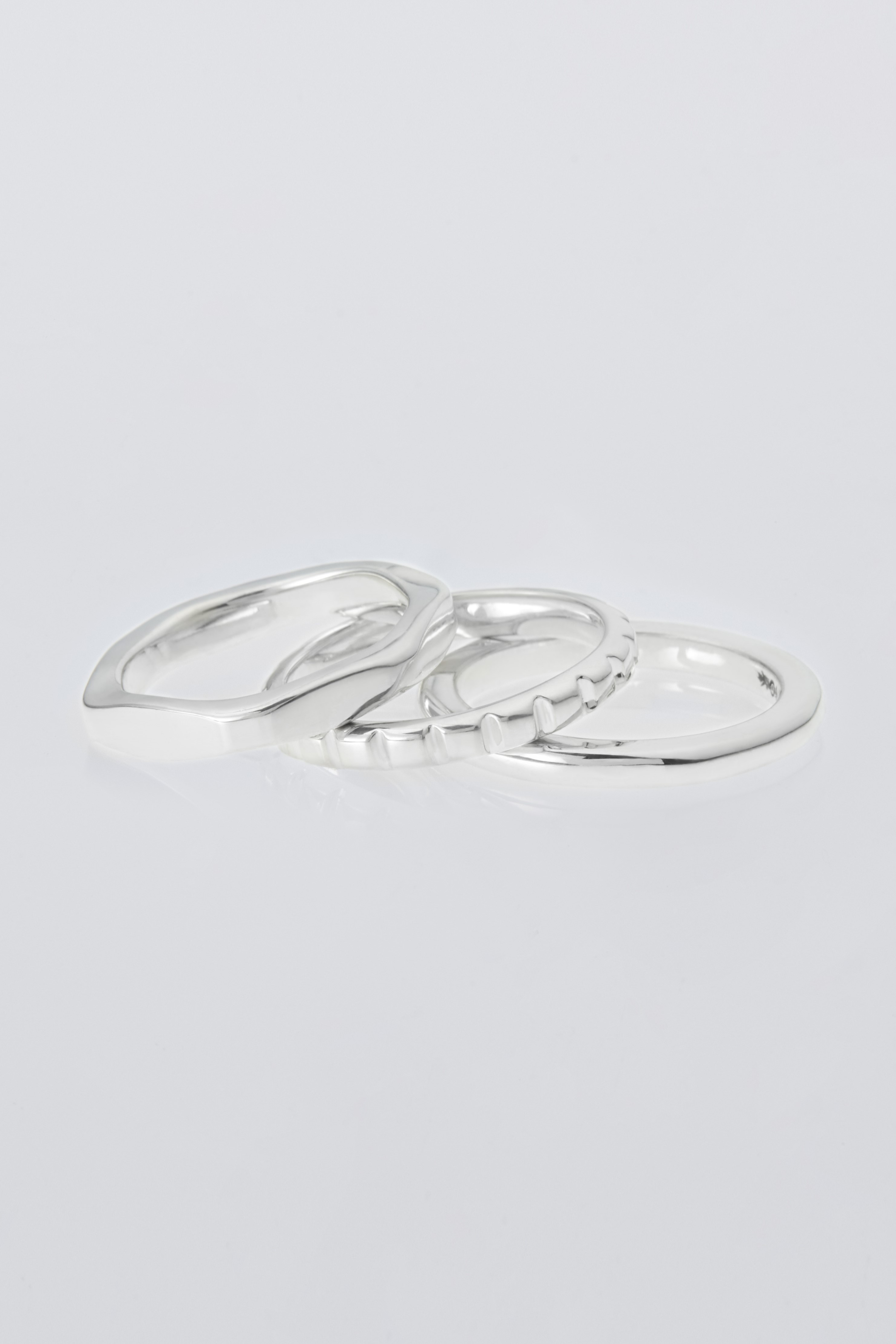 XOLO JEWELRY TRIPLE WITH CUSHION RING (2COL)