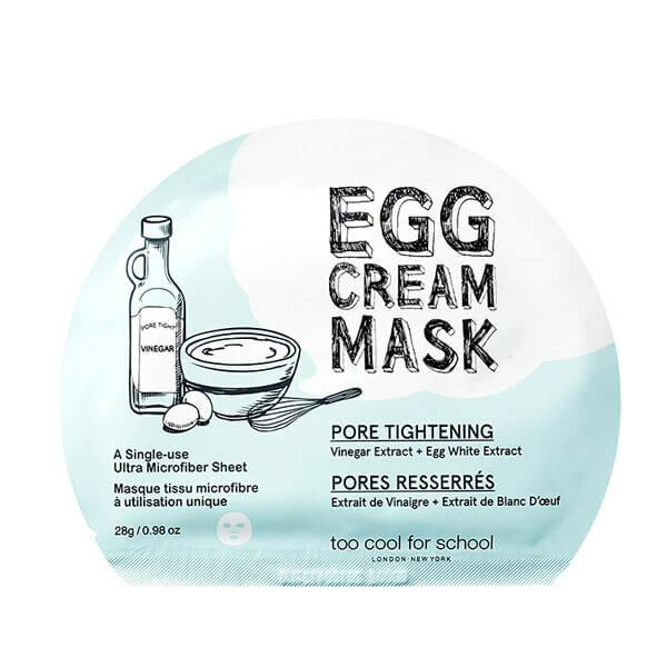 Too Cool For School 人氣產品雞蛋緊緻毛孔面膜