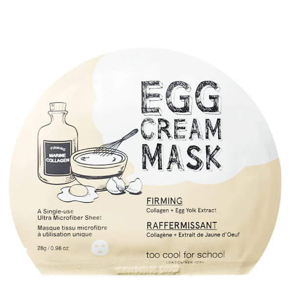 Too Cool For School 人氣產品雞蛋緊緻提升面膜