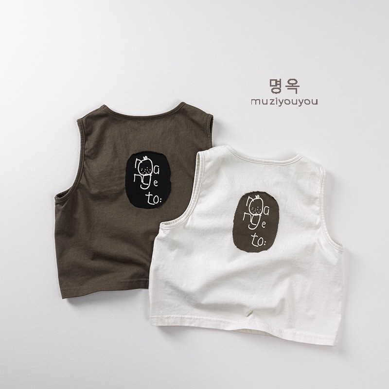 現貨110｜兩色無袖小口袋背心   ꒱ ‧₊˚