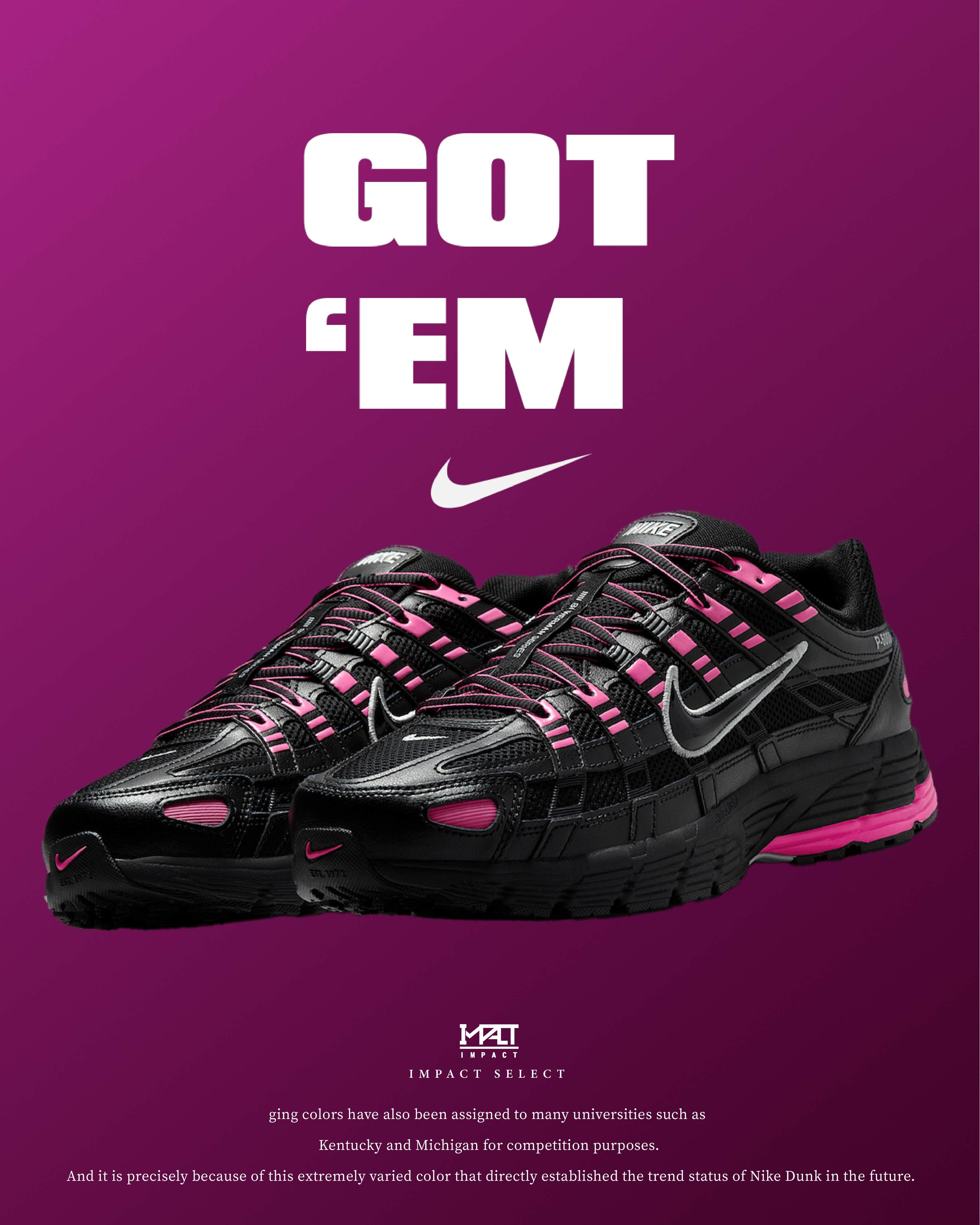 Nike P-6000 黑粉 黑粉爆炸 鏡面黑 CD6404-600