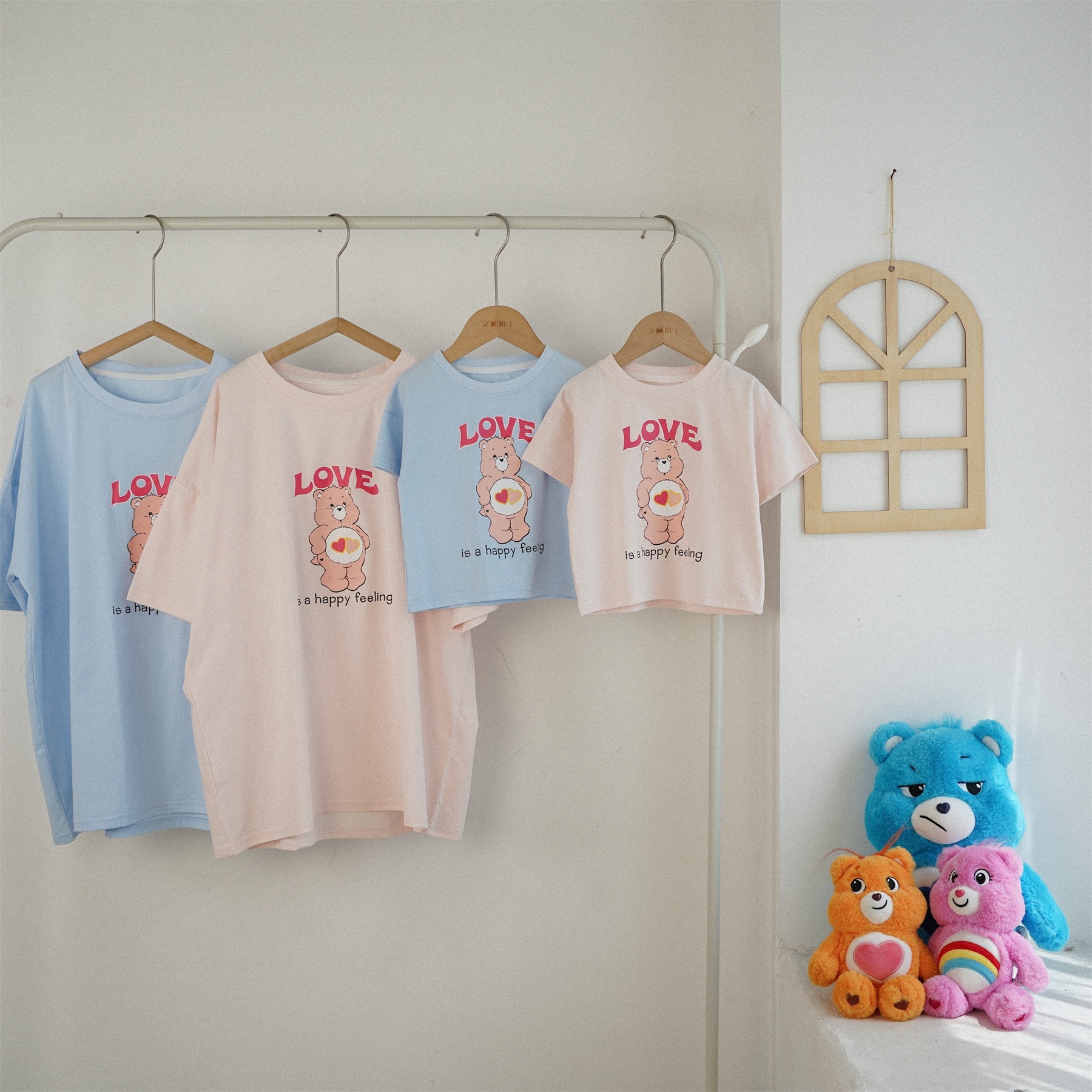 親子裝_粉嫩熊熊上衣