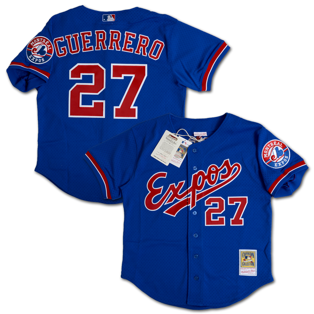 Mitchell & Ness 蒙特婁博覽會隊 Vladimir Guerrero 2002 Mesh BP 球衣