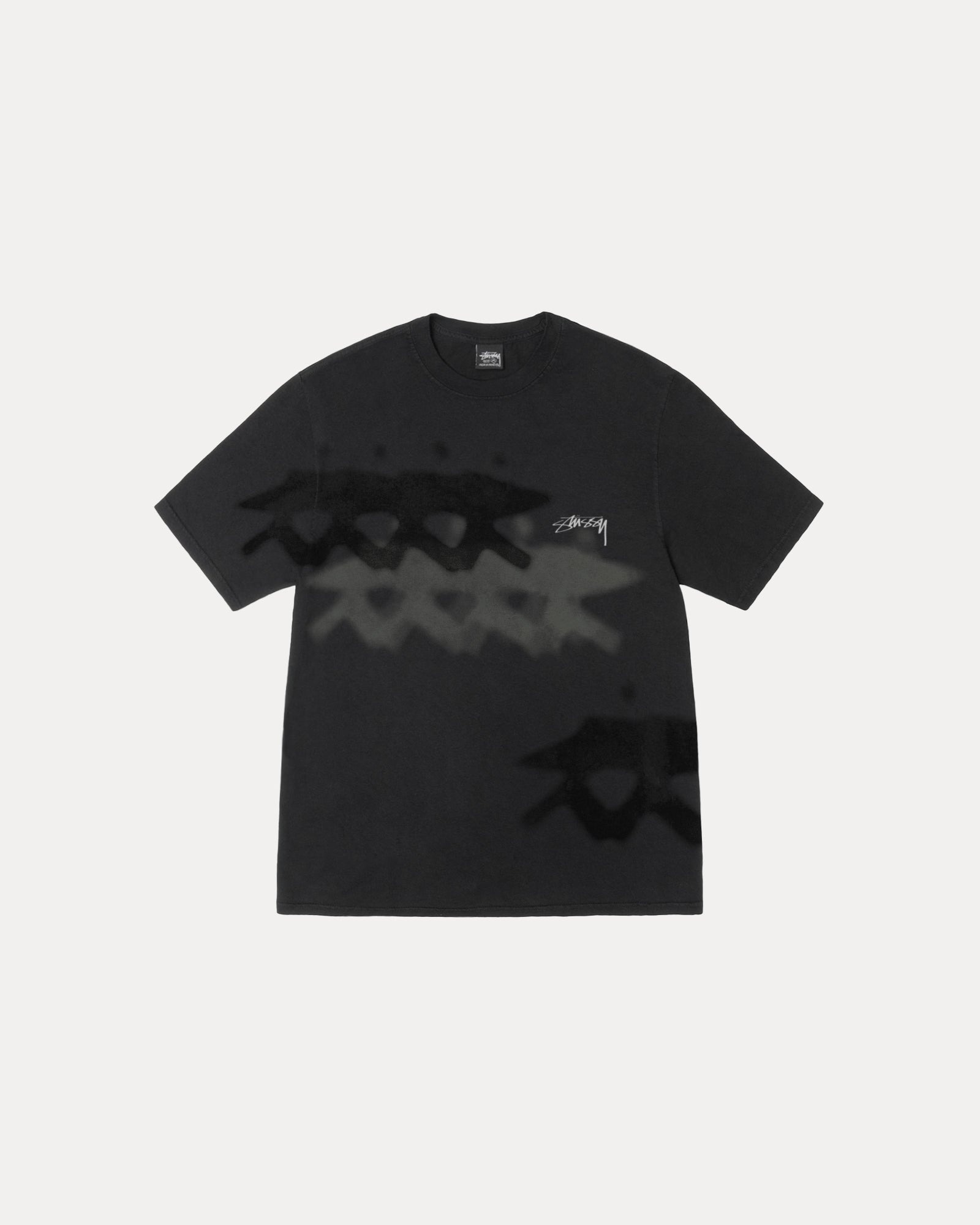 STÜSSY Low Tide Pigment Dyed T-Shirt (Black)